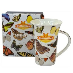 Butterflies i-Mug - McIntosh Fine Bone China