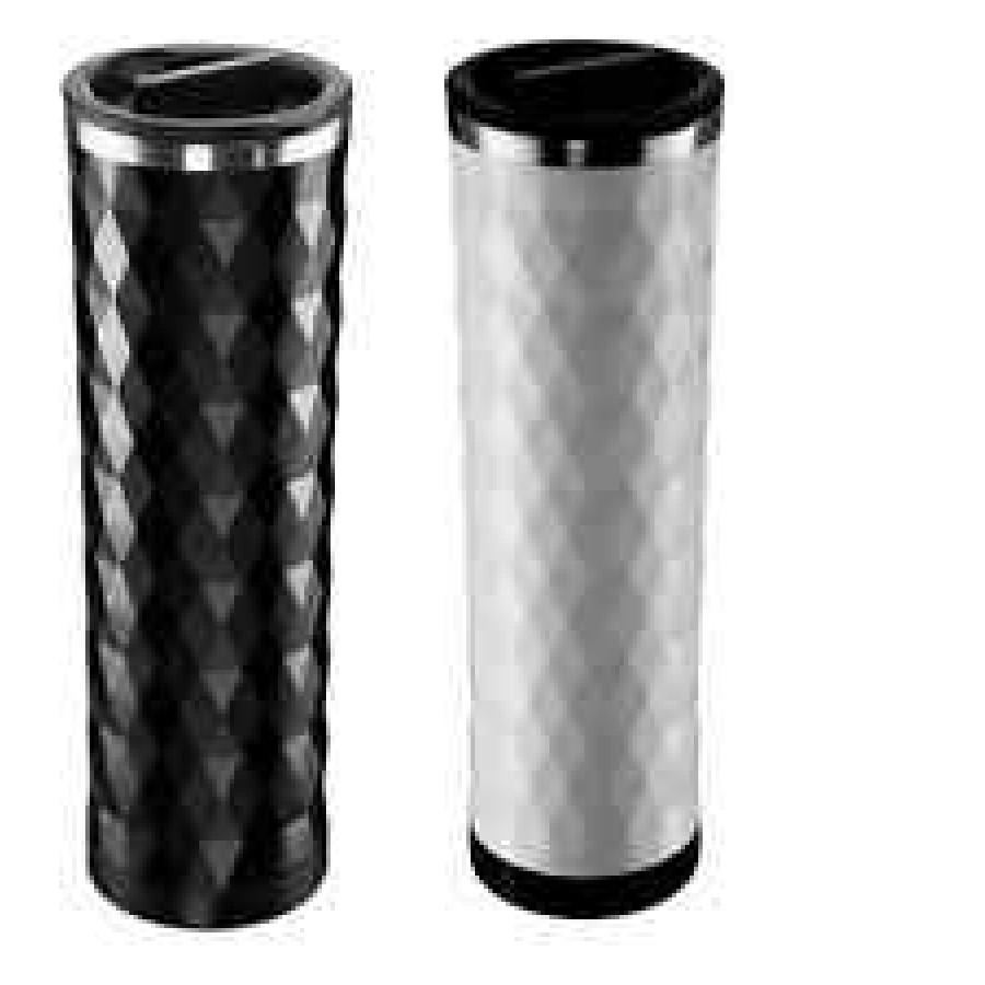 New Takeya Travel Mug Diamond Black Double Wall Tea Tumbler with Infuser 16 OZ 